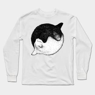 Yin Yang Cats Long Sleeve T-Shirt